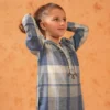 KIDS PRINTED KHADDAR SHIRT - Image 2