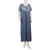 Women Long Nighty - Grey - Image 2