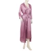 Women's 3Pcs Long Nighty - Light Purple - Image 2